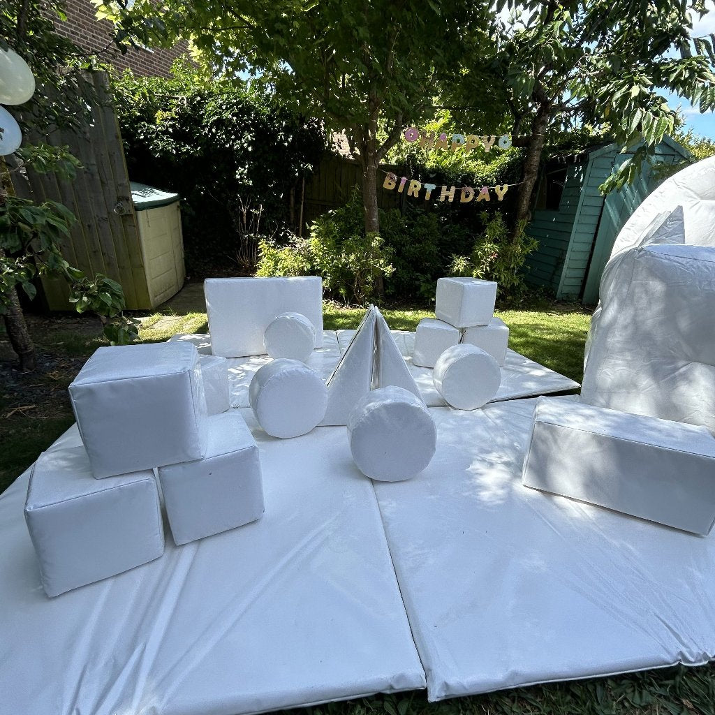 White Soft Play Shapes