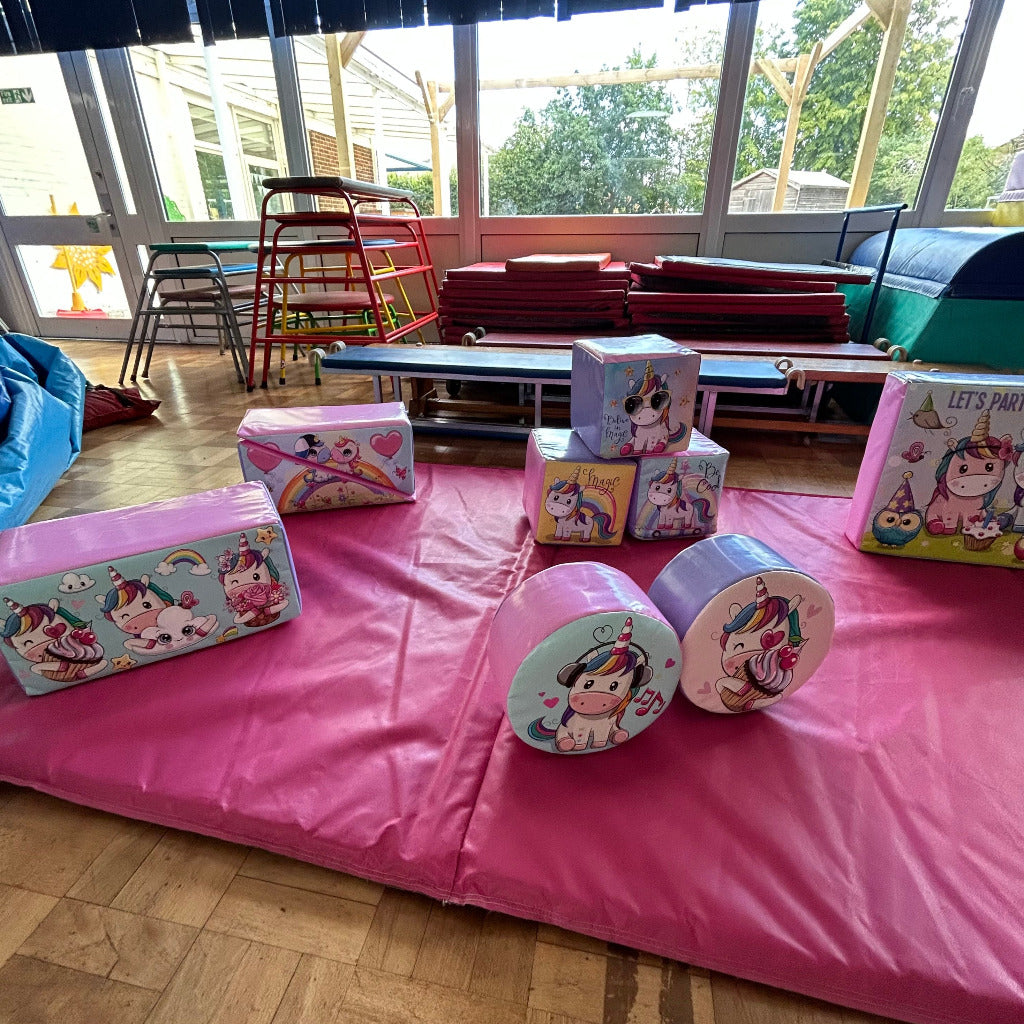 Party Time Unicorn Soft Play Shapes