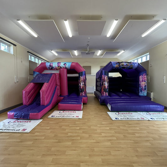 KPop Demon Hunters Bouncy Castle Purple