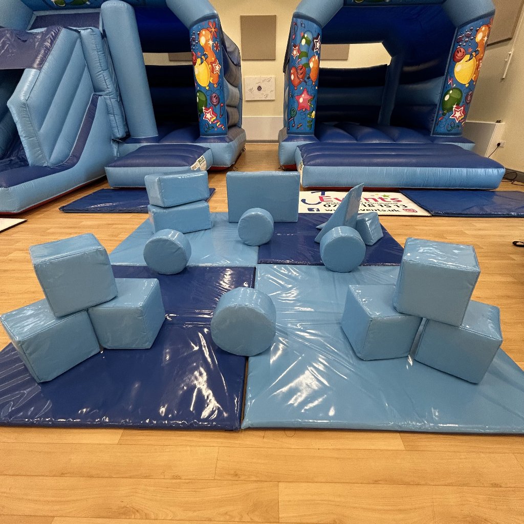 Pastel Blue Soft Play Shapes