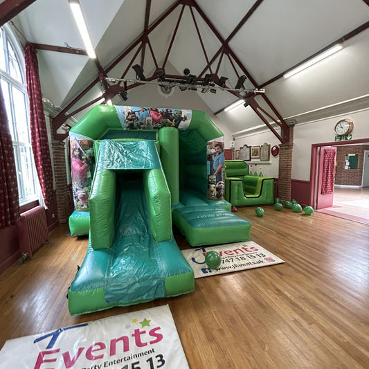 Minecraft Movie Bounce n Slide Green