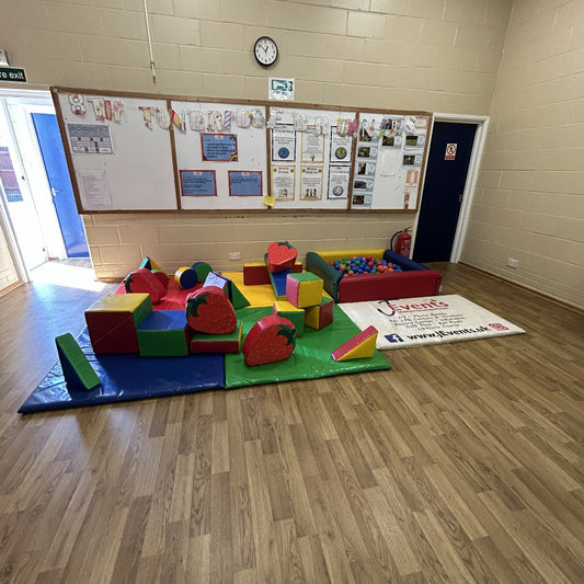 Strawberry Shapes With Soft Play Shapes & Ball Pool