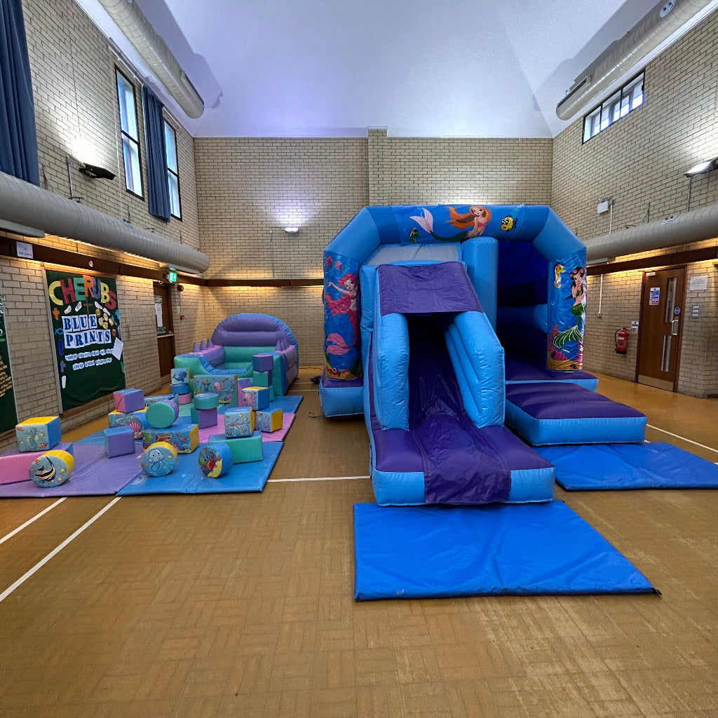 Mermaid Bounce n Slide, Ball Pool & Soft Play Package