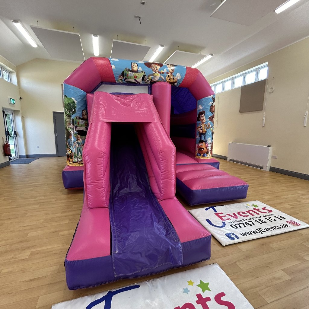 Pink & Purple Bounce 'n' Slide Toy Story Themed