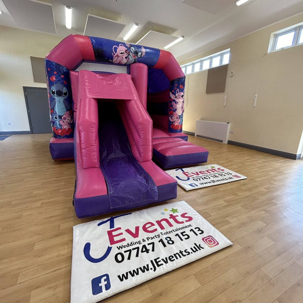 Multicoloured Bounce 'n' Slide Stitch & Angel Themed