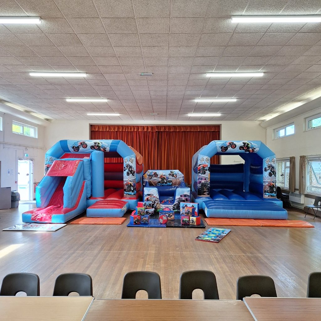 Monster Truck Bouncy Castle, Monster Truck Bounce 'n' Slide Bouncy Castle, Ball Pool & Soft Play Package