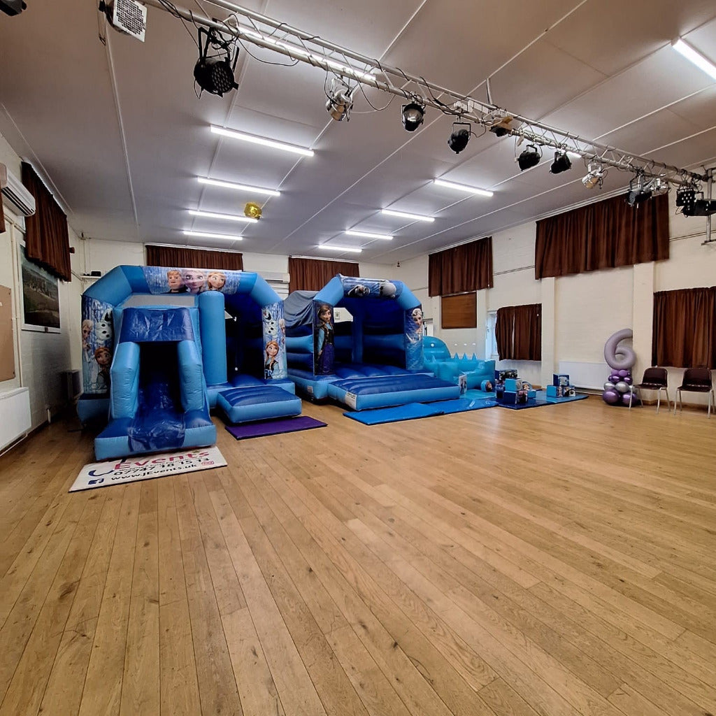Frozen Bouncy Castle, Frozen Bounce 'n' Slide Bouncy Castle, Ball Pool & Soft Play Package