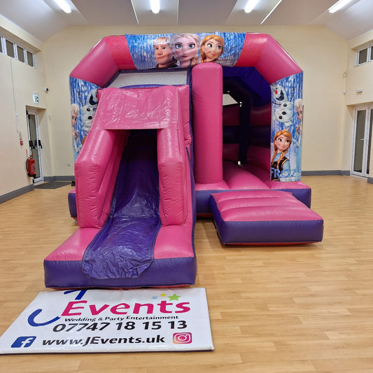 Pink & Purple Bounce 'n' Slide Frozen 2 Themed