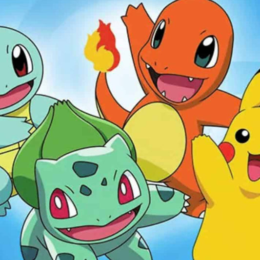 Pokemon First Generation Bouncy Castle Pink & Purple