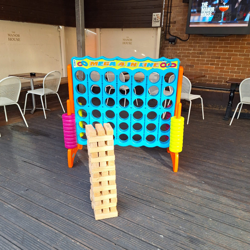 Mega 4 In A Line & Giant Jenga
