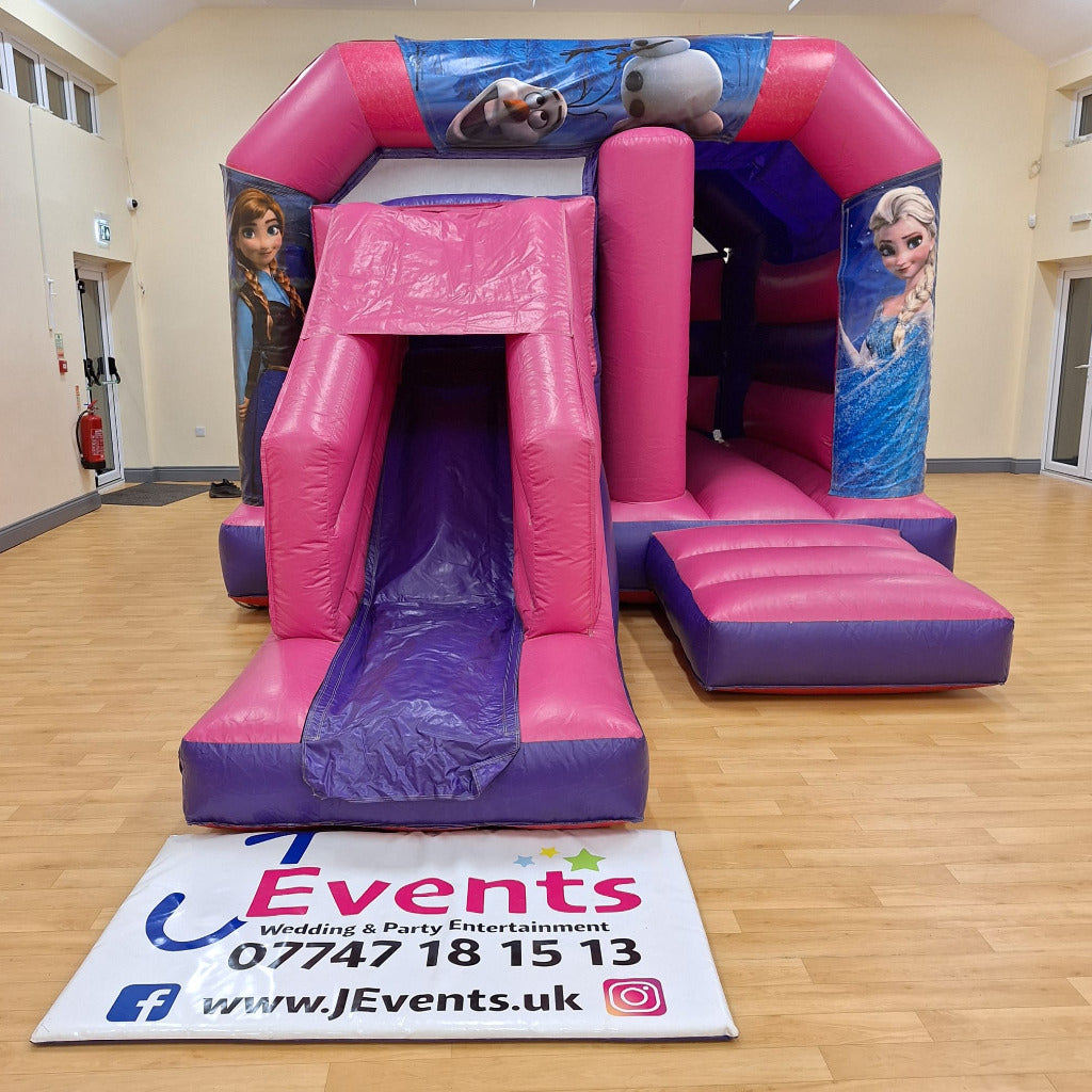 Pink & Purple Bounce 'n' Slide Frozen Themed