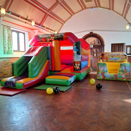 Woodland Yellow Inflatable Ball Pool Air Juggler