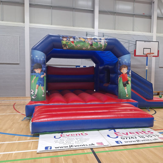 Blue Bounce 'n' Slide Football 3