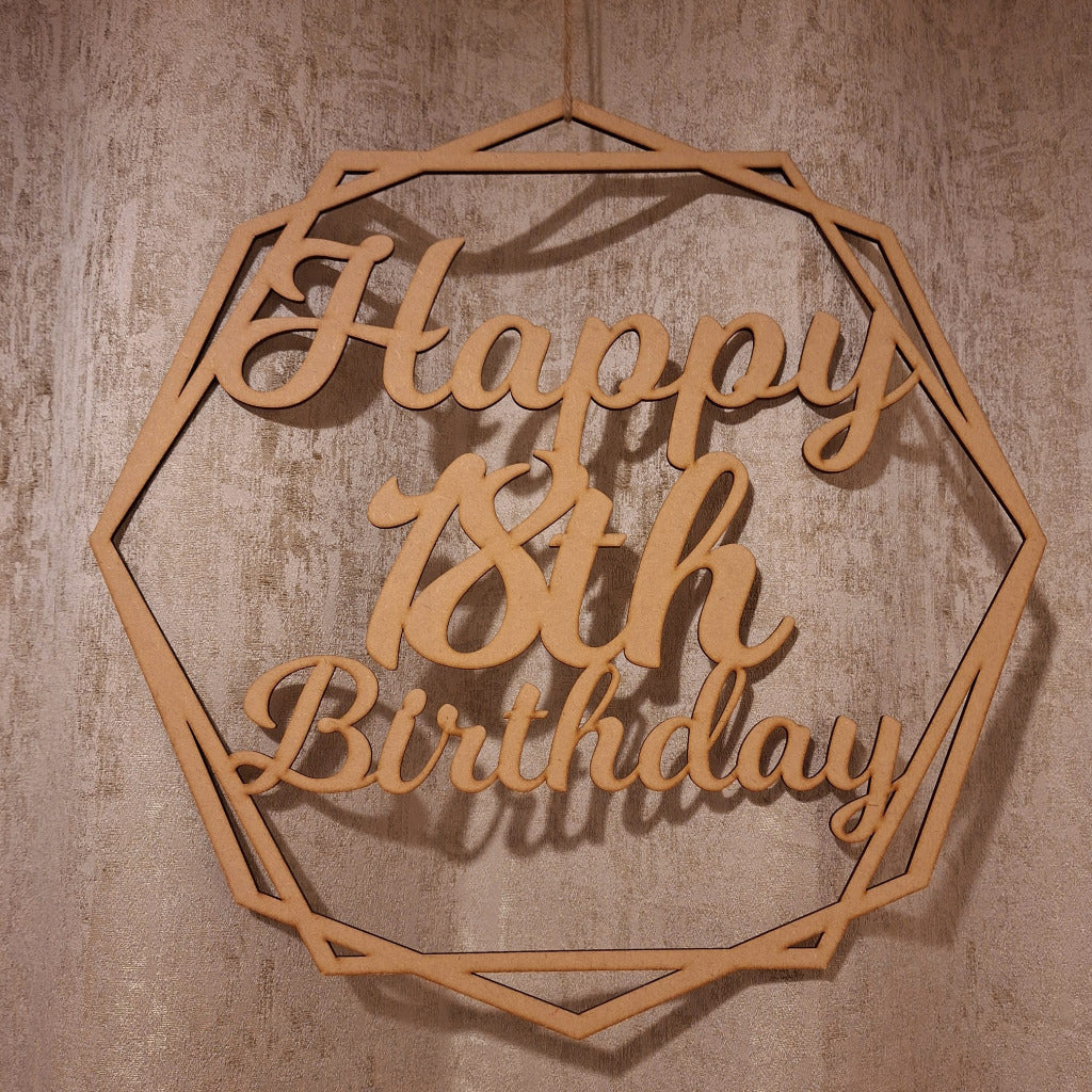Wooden Hanging Sign