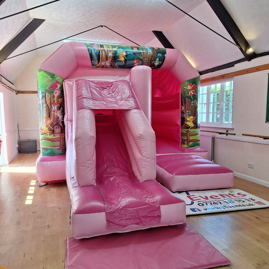 Pink 2 Bounce 'n' Slide Fairy Themed