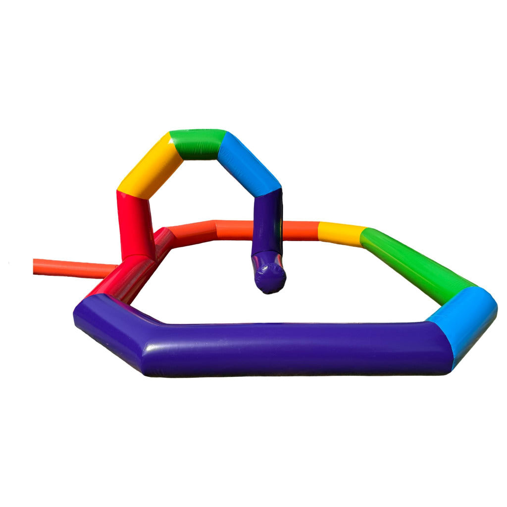 4x Didi Cars Walk 'n' Rides Animal Hoppers (with inflatable track) Rainbow