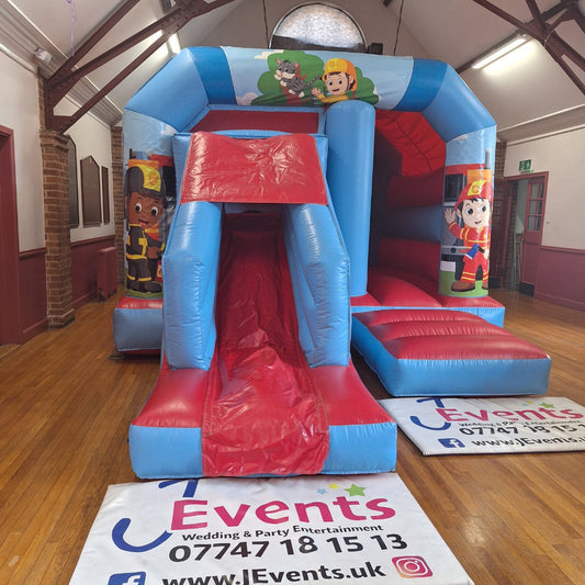 Fireman Bounce 'n' Slide Red & Blue