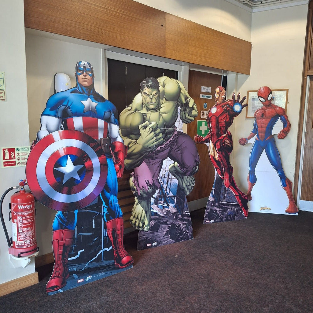 Superhero Lifesize Cardboard Cutouts Marvel