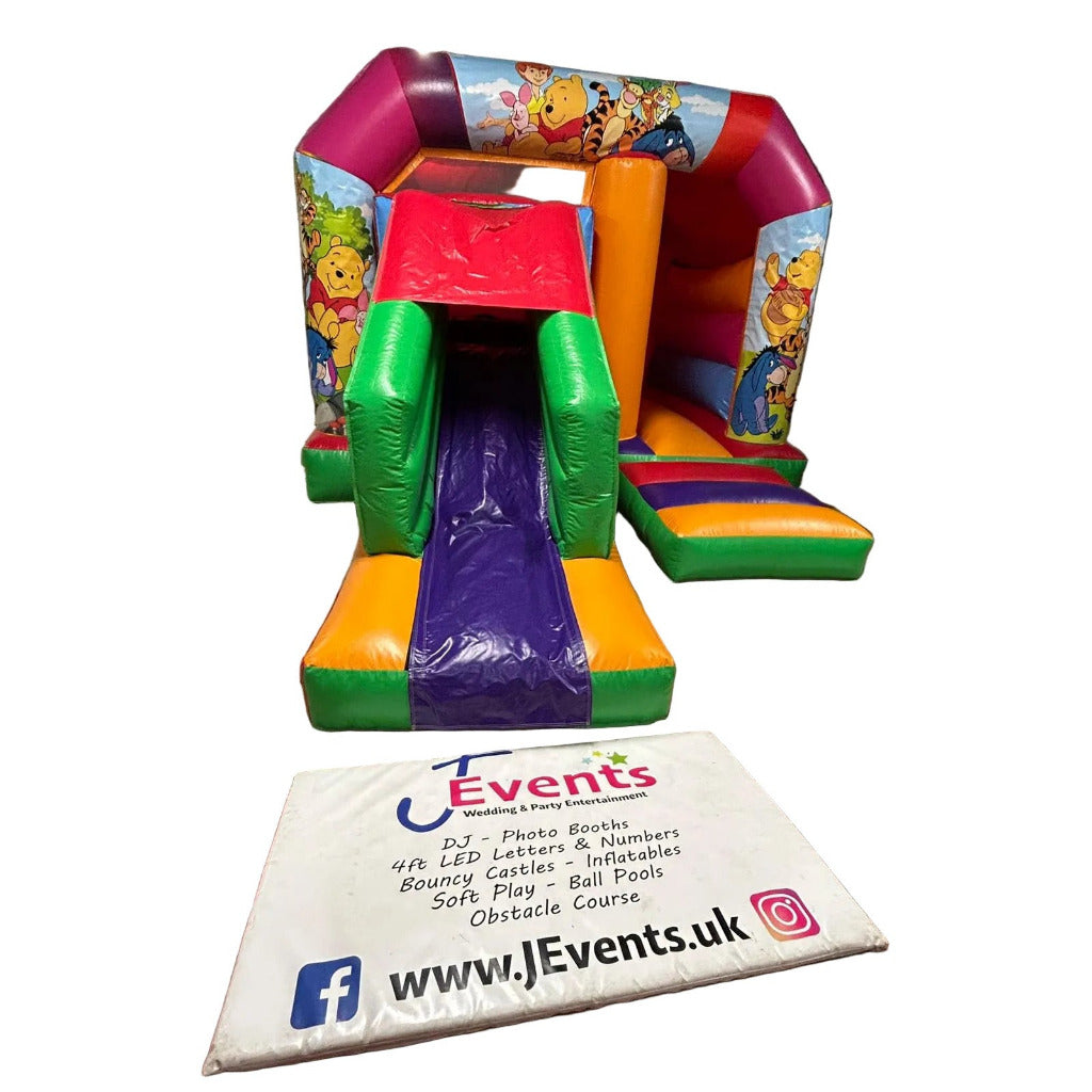 Winnie The Pooh Bear & Friends Bounce n Slide Multicoloured