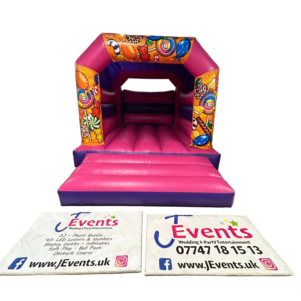 Sweets / Candy Bouncy Castle Pink & Purple