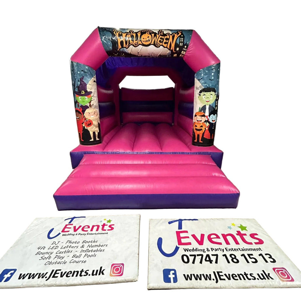 Halloween Bouncy Castle Pink & Purple