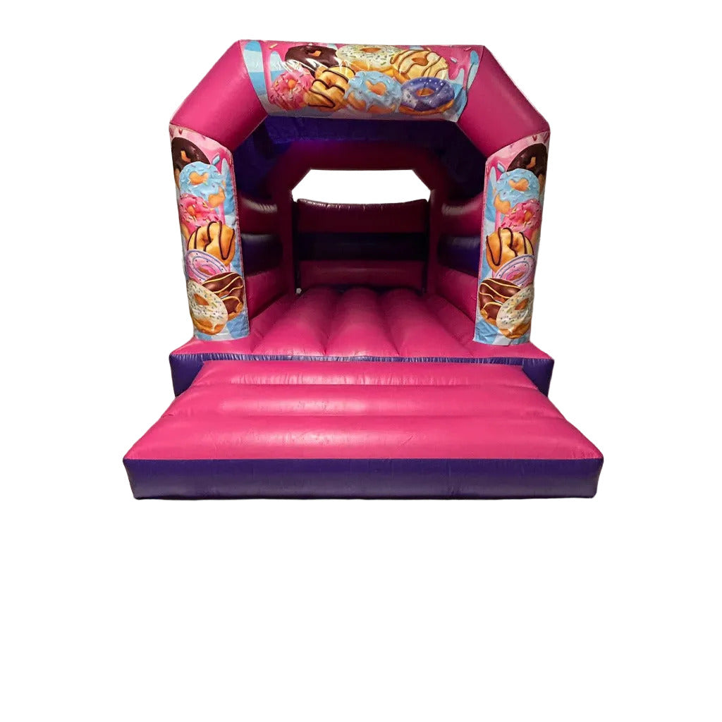 Bouncy Castle Donuts / Doughnuts Themed Pink & Purple