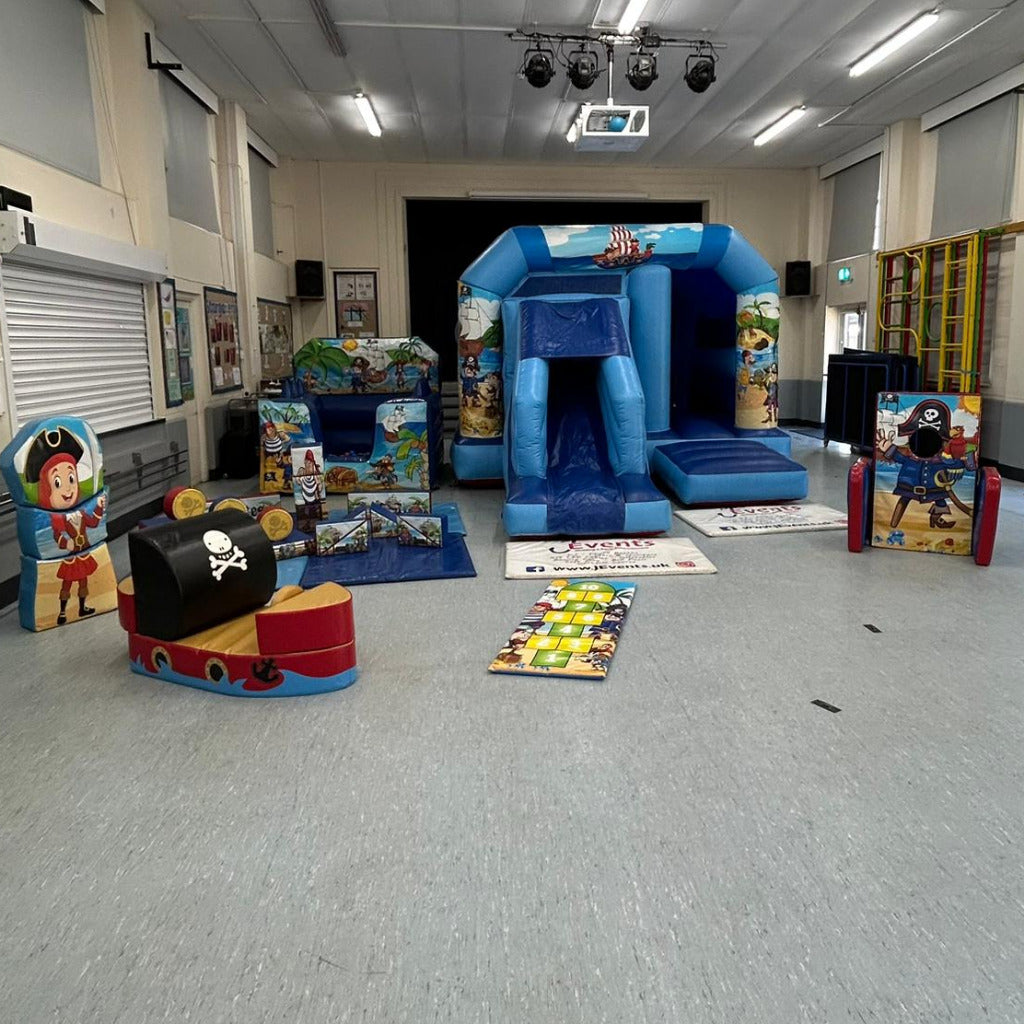 Pirate 2 Bounce n Slide, Ball Pool, Soft Play Shapes, Hopscotch & Face In The Hole Package