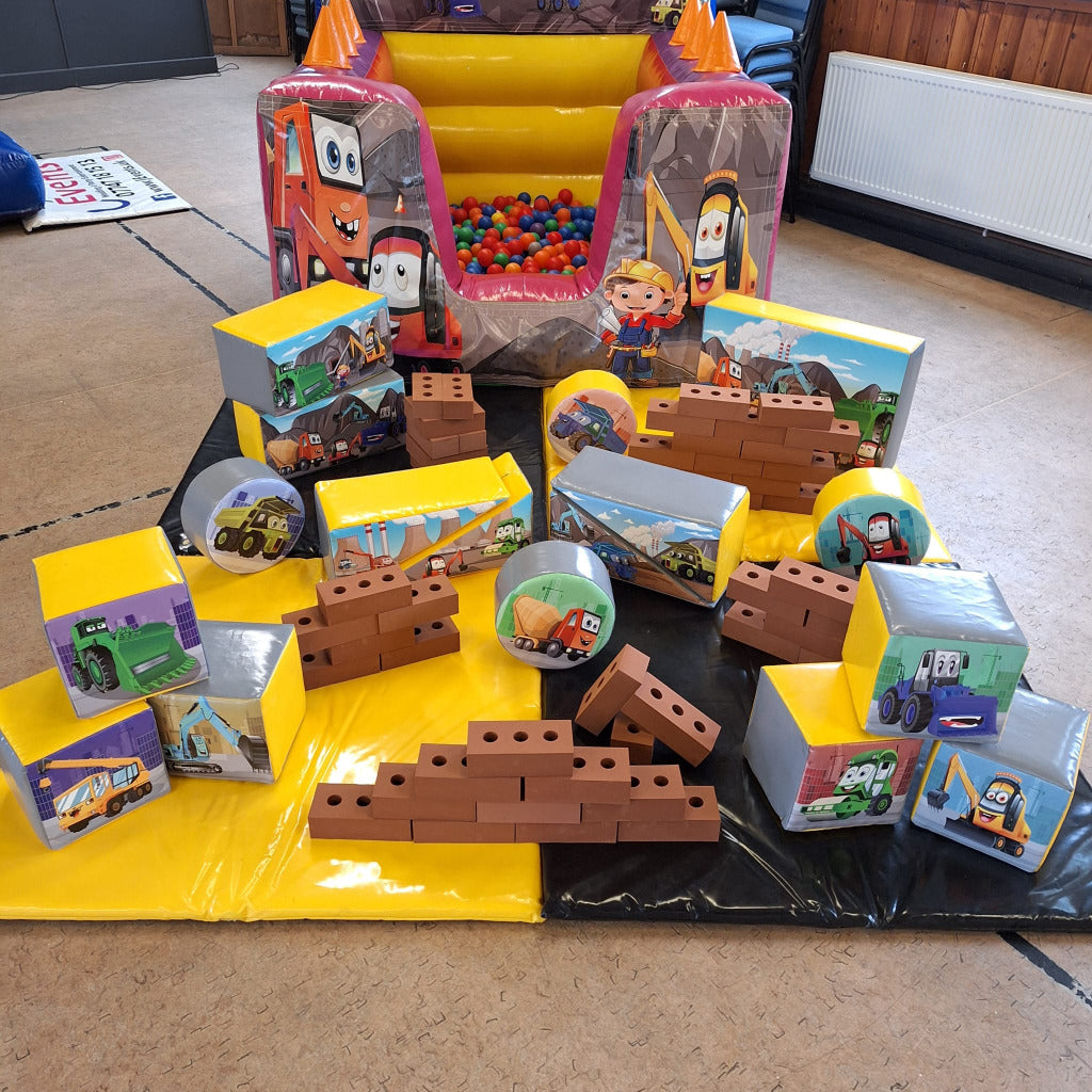 Construction Cartoon Soft Play Shapes