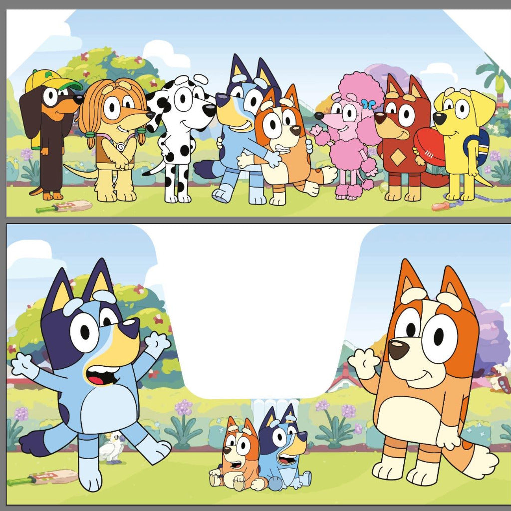 Bluey Green & Purple Inflatable Ball Pool Air Juggler