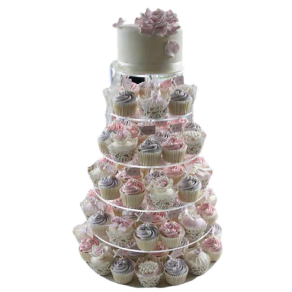 Acrylic Six Tier Cupcake Stand