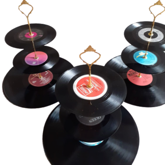Three Tiered Record Set Cake Stands
