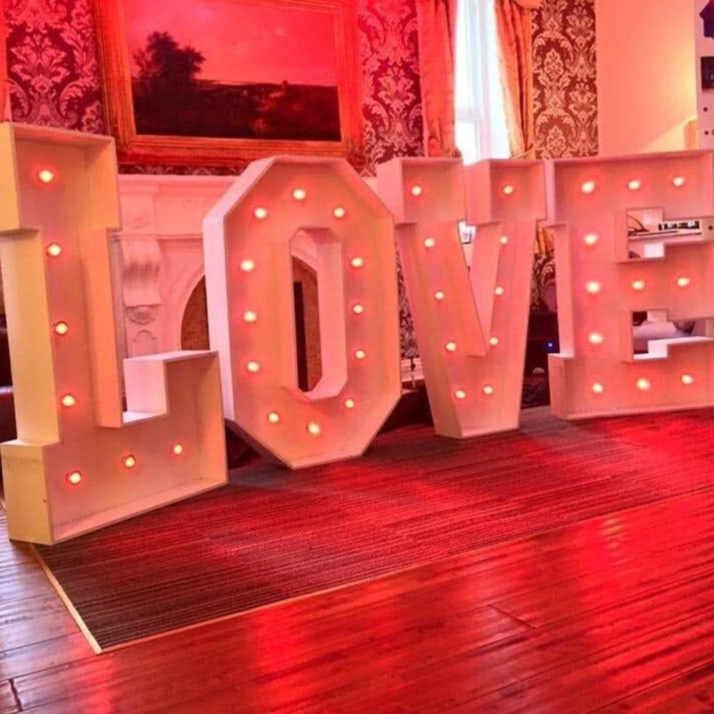 4ft LED LOVE Letters