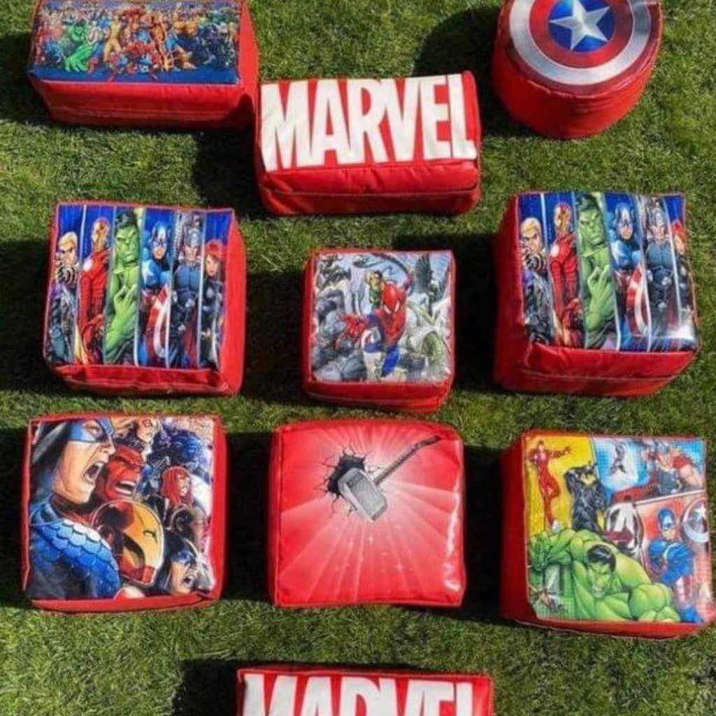 Superhero Themed Soft Play Shapes