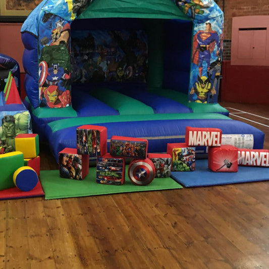 Superhero Themed Soft Play Shapes
