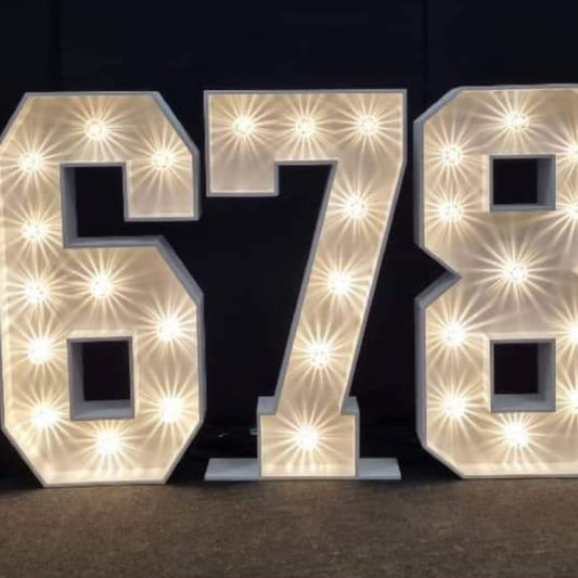 4ft LED Light Up Number 7