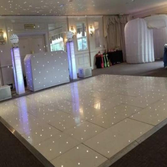 DJ & White Disco Setup Plus Photo Booth