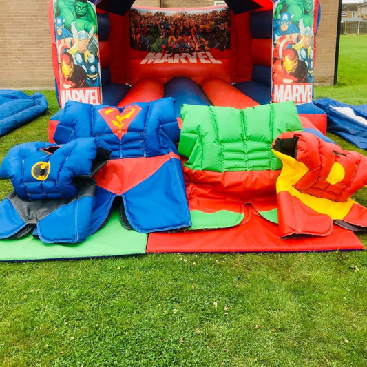 Adult & Child Superheroe Sumo Wrestling Game