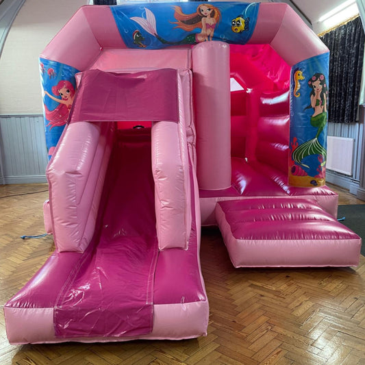 Pink Bounce 'n' Slide Mermaid Themed