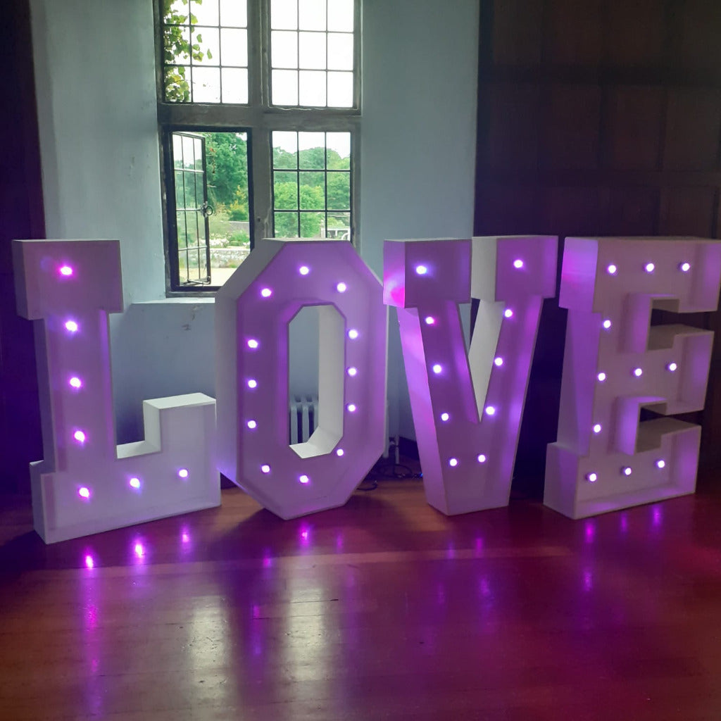 4ft LED LOVE Letters