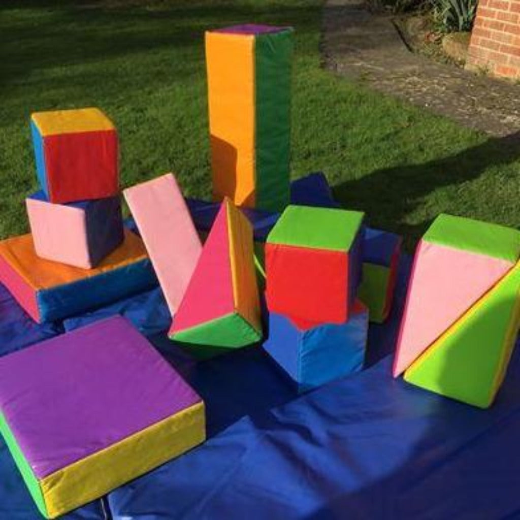 Multicoloured Soft Play Shapes