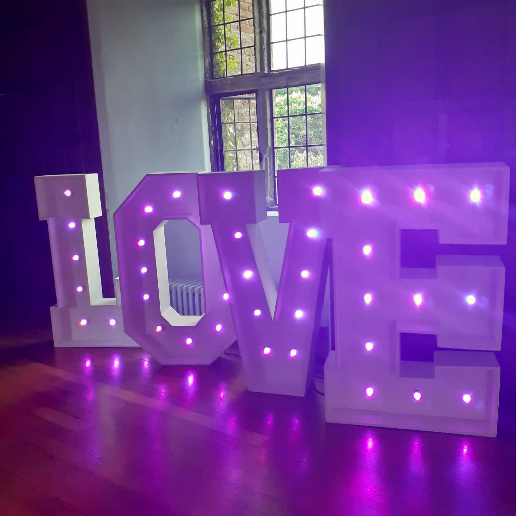 4ft LED LOVE Letters