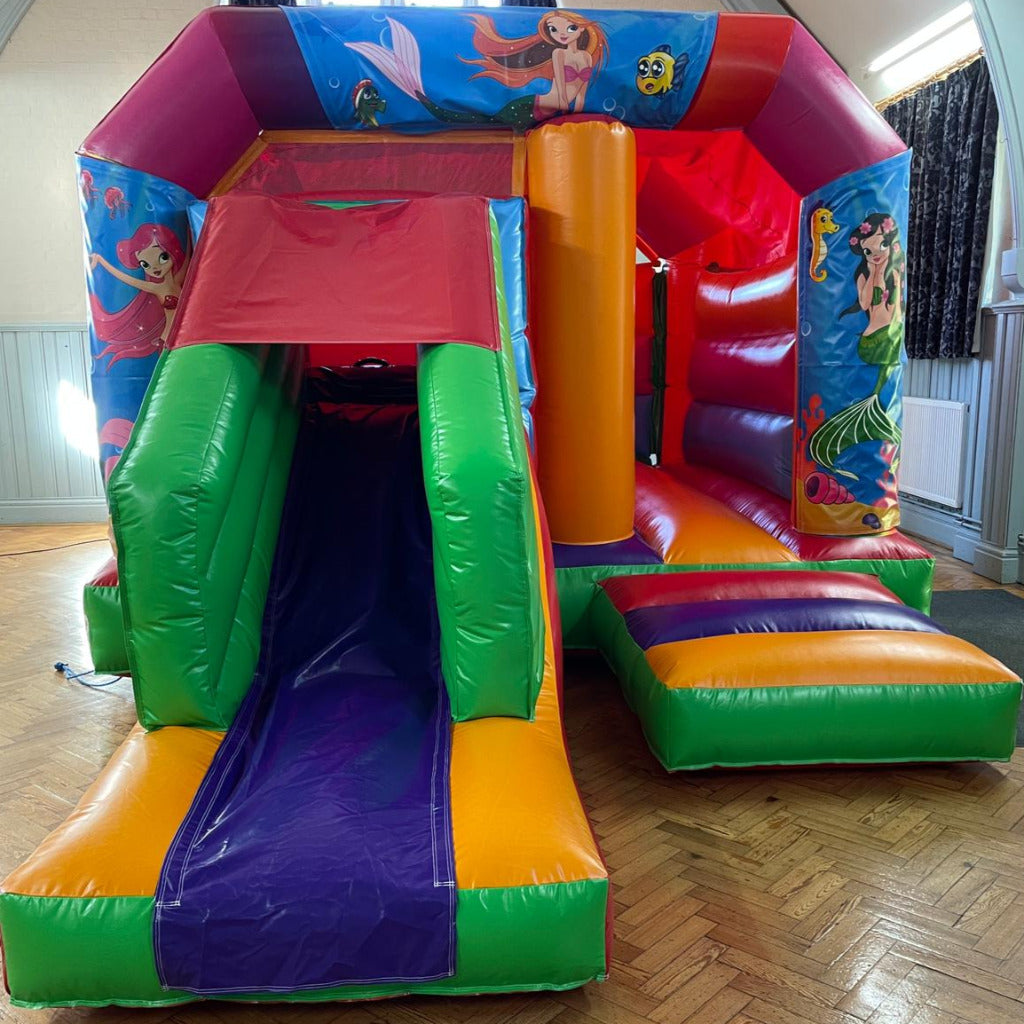Multicoloured Bounce 'n' Slide Mermaid Themed