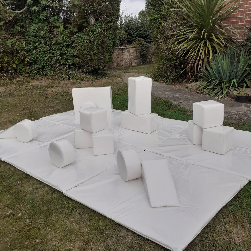 White Soft Play Shapes