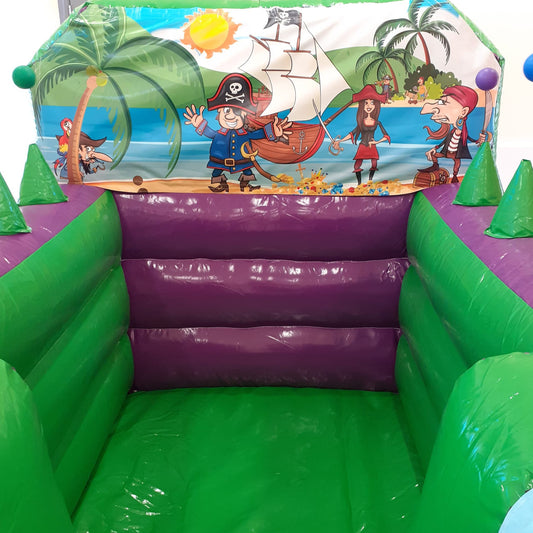 Pirate Green & Purple Inflatable Ball Pool Air Juggler