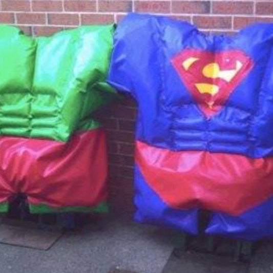 Adult Superhero Sumo Wrestling Game