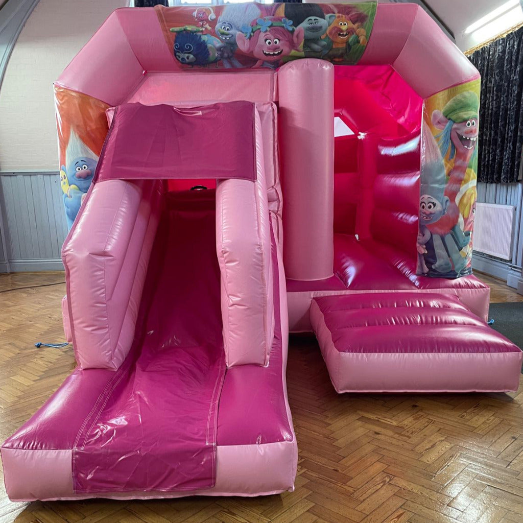 Pink Bounce 'n' Slide Troll Themed