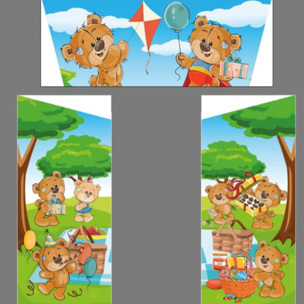 Teddy Bear Picnic Bounce 'n' Slide Multicoloured