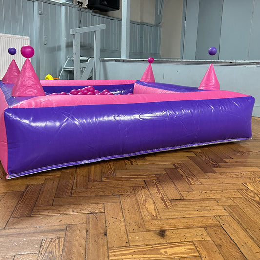 Pink & Purple Inflatable Ball Pool Air Juggler