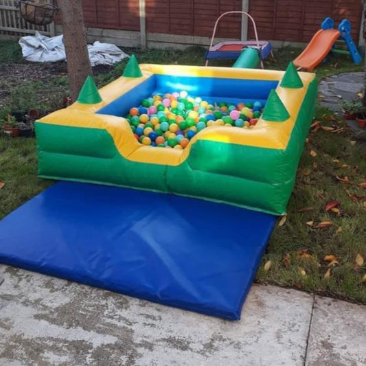 Green & Yellow Inflatable Ball Pool Air Juggler