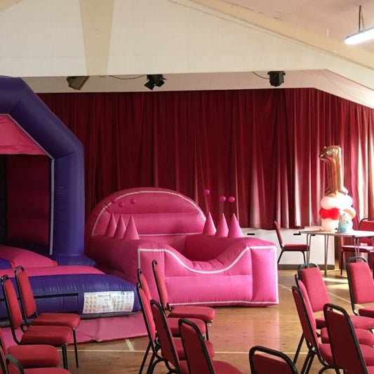 Pink Inflatable Ball Pool Air Juggler